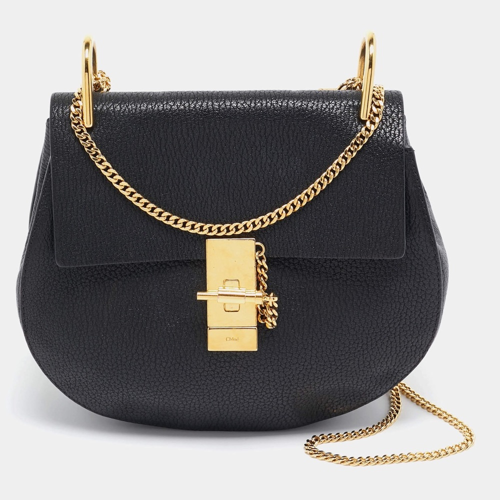 CHLOE Goatskin leather mini drew shoulder Bag
 ✨Pre loved ✨